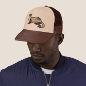 Casquette Ferret à pied noir (En situation)