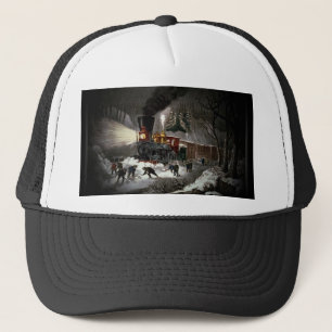Casquette ferroviaire vintage