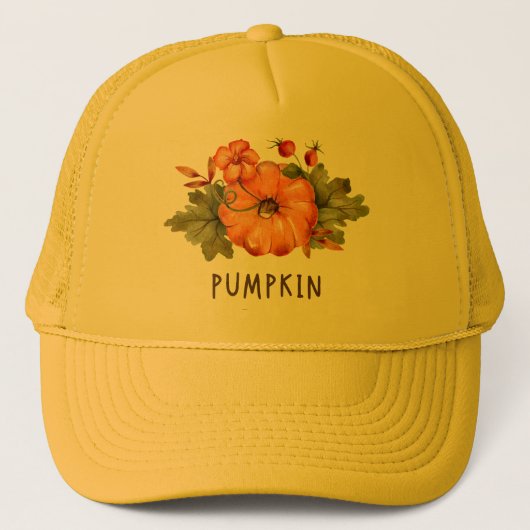 Casquette fête citrouille, (Devant)