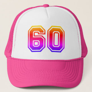 Casquette Fête colorée du 60e anniversaire