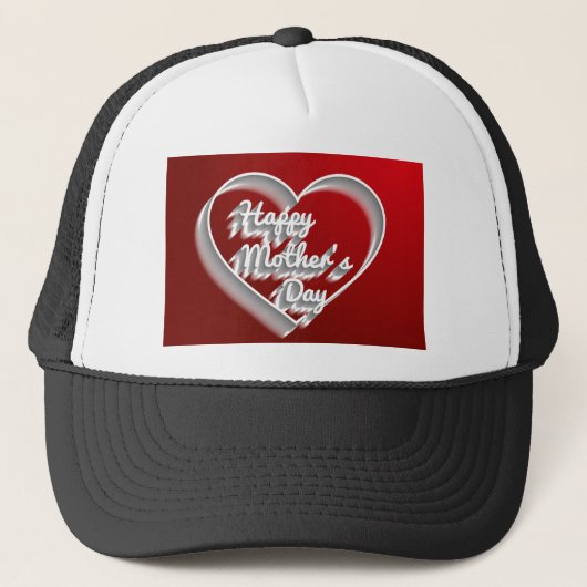 Casquette fête de la mère heureuse (Devant)