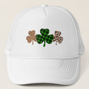 Casquette Fête de la Saint-Patrick Chanceux Irlandais Vert C