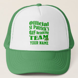 Casquette Fête de la Saint Patrick irlandaise personnalisée