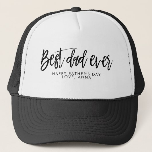Casquette Fête des pères cadeau personnalisé pour papa (Devant)