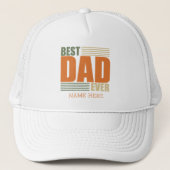 Casquette fête des pères meilleur papa idées cadeaux personn (Devant)
