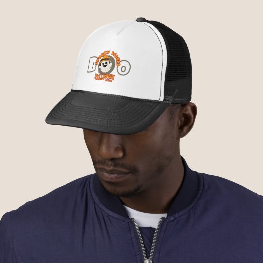 Casquette Fête d'Halloween Spooky World | (En situation)