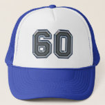 Casquette Fête du 60e anniversaire de l'étape<br><div class="desc">Fête 60e anniversaire Trucker Hat pour un homme ou une femme qui a 60 ans</div>