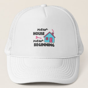 Casquette Fête du réchauffement de la maison Nouvelle maison