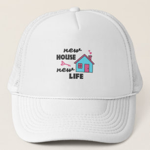 Casquette Fête du réchauffement de la maison Nouvelle maison