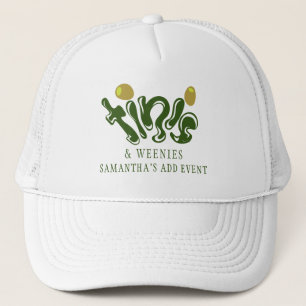Casquette Fêtes d'anniversaire drôles aux Martini de Green W