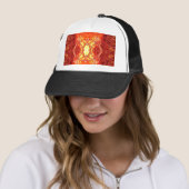 Casquette Feu Abstrait (En situation)