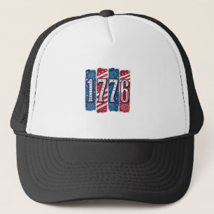 Casquette Feu d'artifice patriotique 1776 Dessin vectoriel v