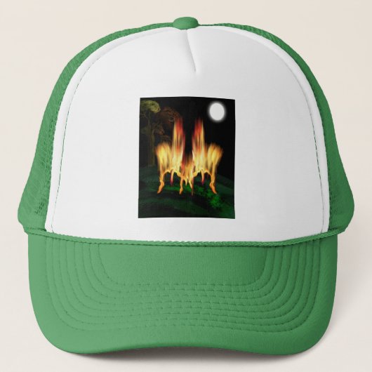Casquette Feu d'incendie (Devant)