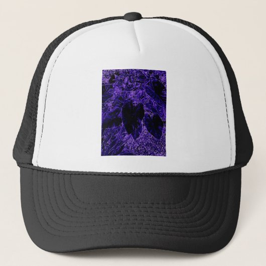 Casquette Feuille auriculaire d'éléphant pourpre le plus pro (Devant)