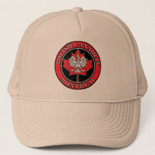Casquette Feuille canadienne polonaise ronde de Montréal