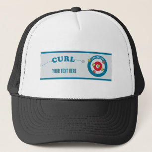 Casquette Feuille de curling Pierre de curling
