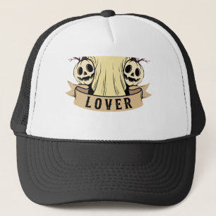 Casquette Feuille de fantôme de l'amant de la lune d'Hallowe