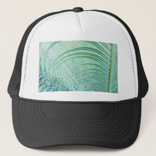 Casquette Feuille de palmier de plante verte douce