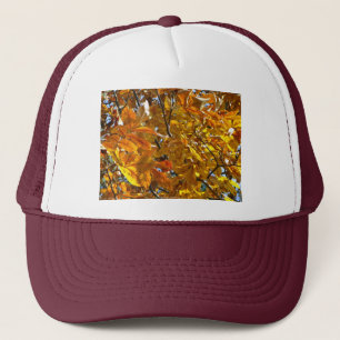Casquette Feuilles d'automne Cadeaux dorés Vêtements Article