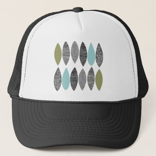 Casquette Feuilles texturés 01 (Devant)