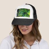 Casquette Feuilles verts (En situation)