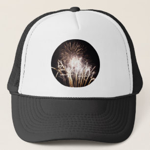 Casquette Feux d'artifice blancs et or I Célébration patriot