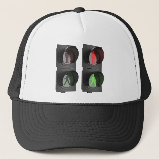 Casquette Feux de circulation pour piétons (Devant)