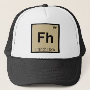 Casquette Fh - Tableau périodique de chimie de musique de