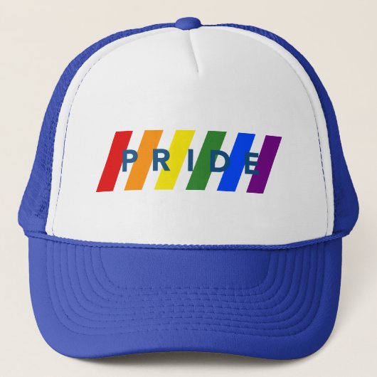 Casquette FIDE Bold Diagonal Rainbow Stripes (Devant)