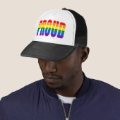 Casquette FIER (arc-en-ciel) (En situation)