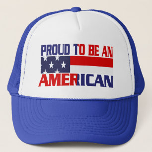 Casquette Fier d'être un Américain Patriotique