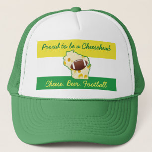 Casquette Fier d'être un humour de Cheesehead le Wisconsin