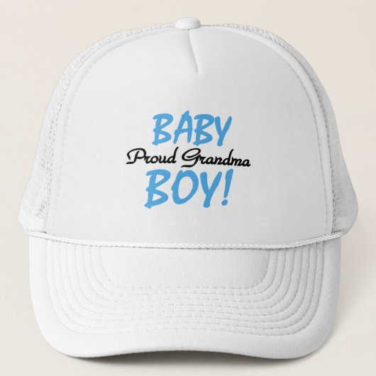 Casquette Fier T-shirts et cadeaux pour bébé grand-mère (Devant)