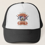 Casquette Fier vétéran de l'armée - drapeau militaire améric (Devant)