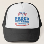 Casquette Fier Vétéran États-Unis (Devant)