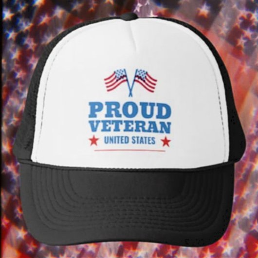 Casquette Fier Vétéran États-Unis