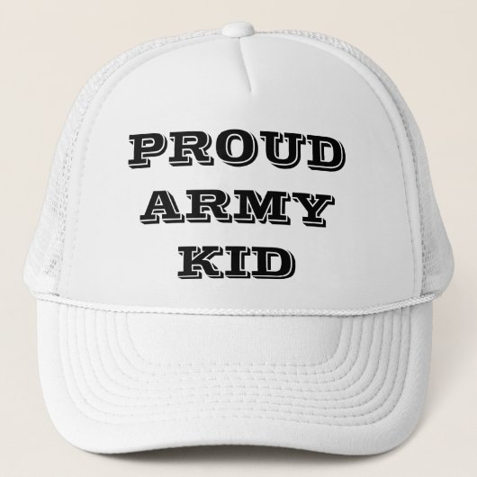 Casquette Fière Armée Enfant (Devant)