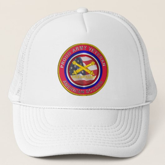 Casquette Fière Armée Vétéran de terrain Artillerie Soldat (Devant)