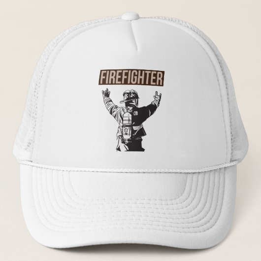 Casquette Fière escouade de pompiers (Devant)