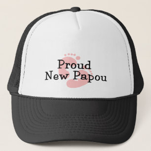 Casquette Fière Nouvelle Papou Empreintes de Bébé Fille