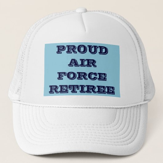 Casquette Fière Retraite de la Force aérienne (Devant)