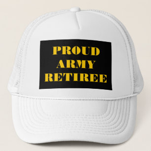 Casquette Fière retraite de l'armée