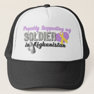 Casquette Fièrement soutien de mon soldat en Afghanistan