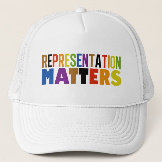 Casquette Fierté de la diversité arc-en-ciel Représentation (Devant)