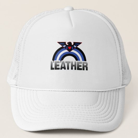 Casquette Fierté de l'aigle en cuir (Devant)