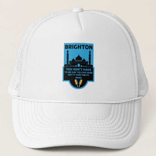 Casquette Fierté gay de Brighton (Devant)