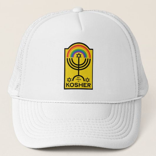 Casquette Fierté juive LGBTQ (Devant)
