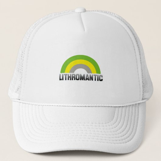 Casquette Fierté lithromantique (Devant)