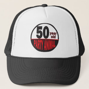 Casquette Fifty Year Old Party Animal   50th Birthday