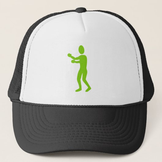 Casquette Figure de boxe - Martian Green (Devant)